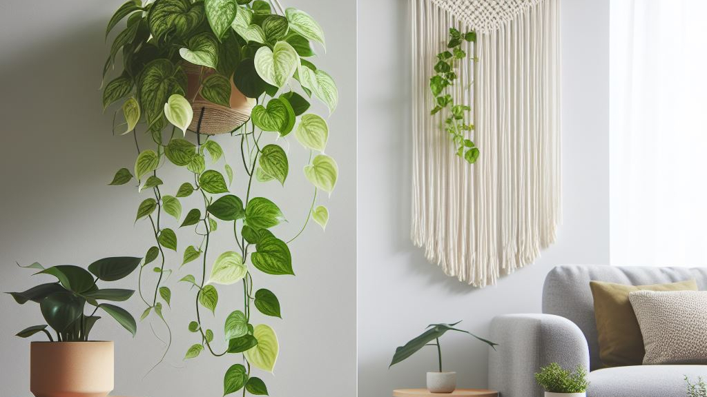 Difference between pothos and philodendron