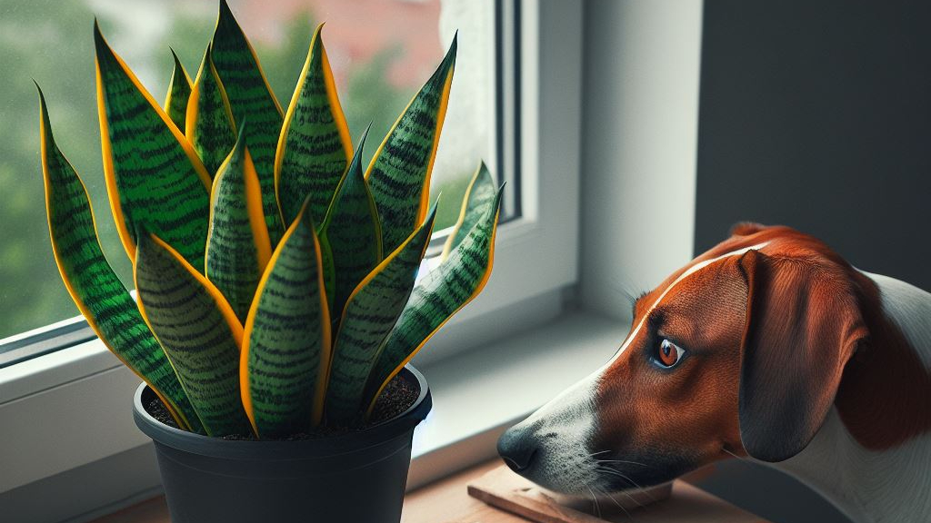 Snake plants are toxic for dogs