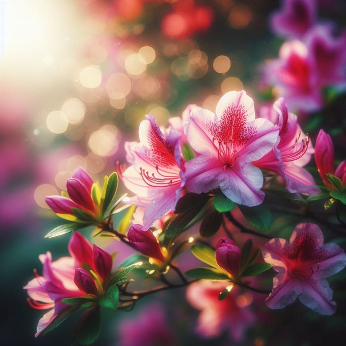 An image of azaleas flower
