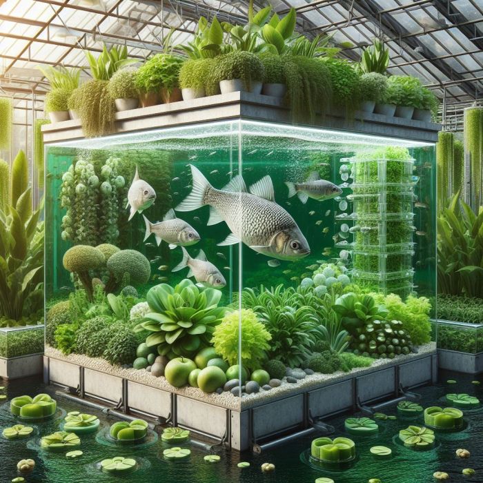 Aquaponic greenhouse