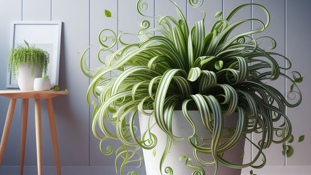 Curly spider plant care